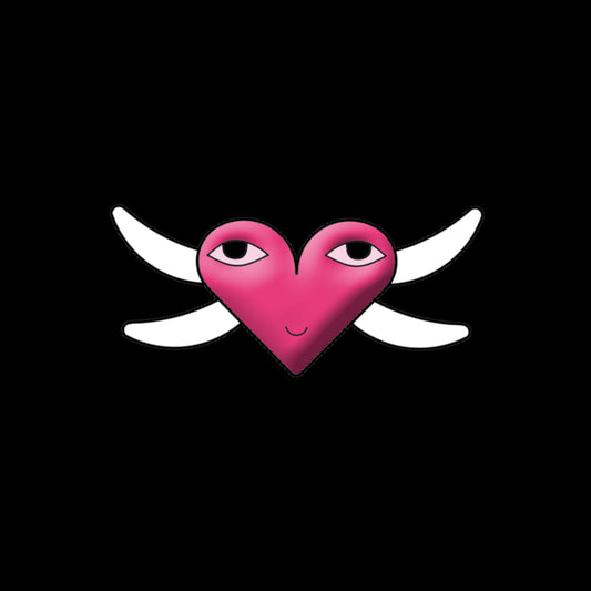 spider heart - sticker